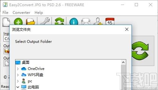 Easy2Convert JPG to PSD下载,JPG转PSD图片转换器,图片转换,格式转换